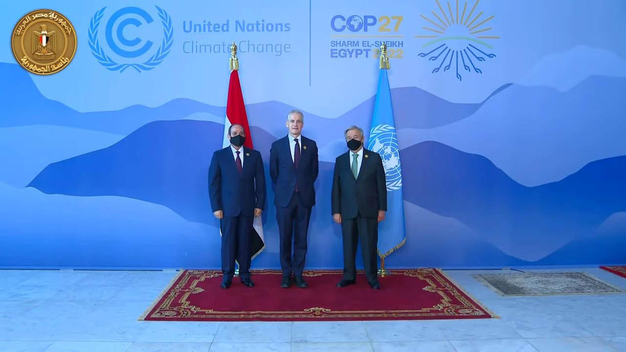 زعماء يصلون الى COP27