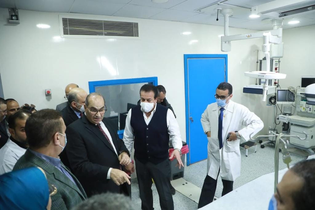 وزير الصحة فى المنوفية