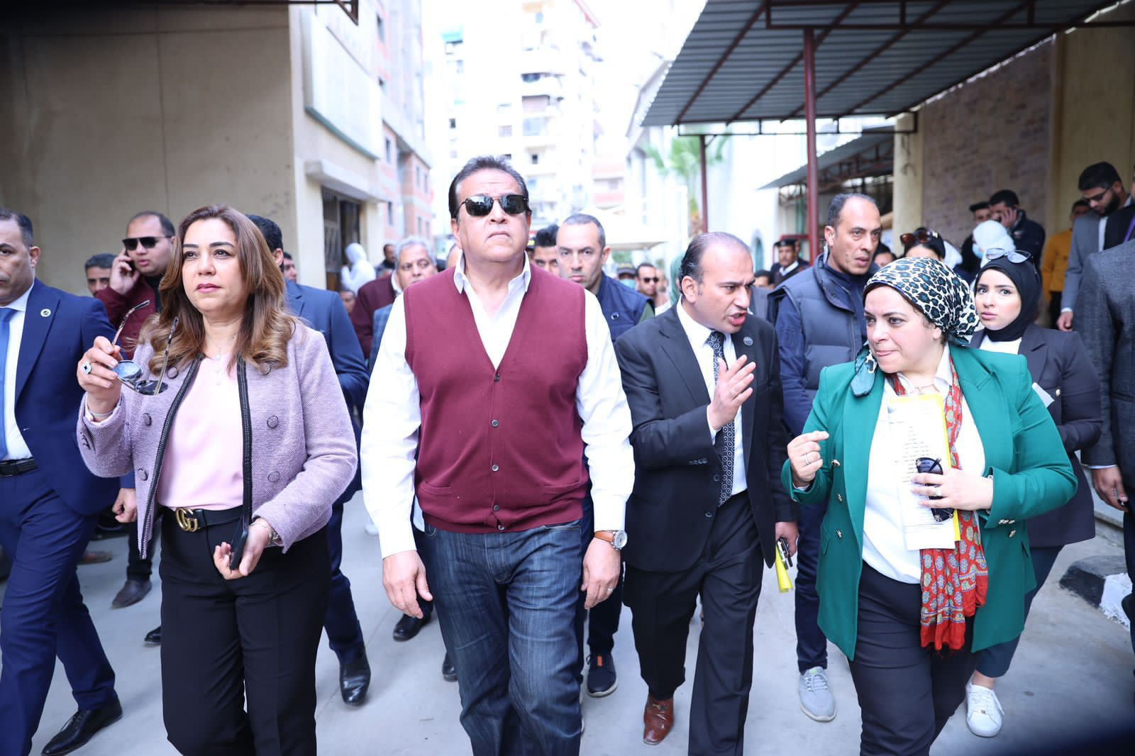 وزير الصحة بدمياط