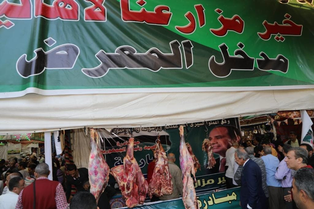 وزير الزراعة ووزير التموين ومحافظ الجيزة