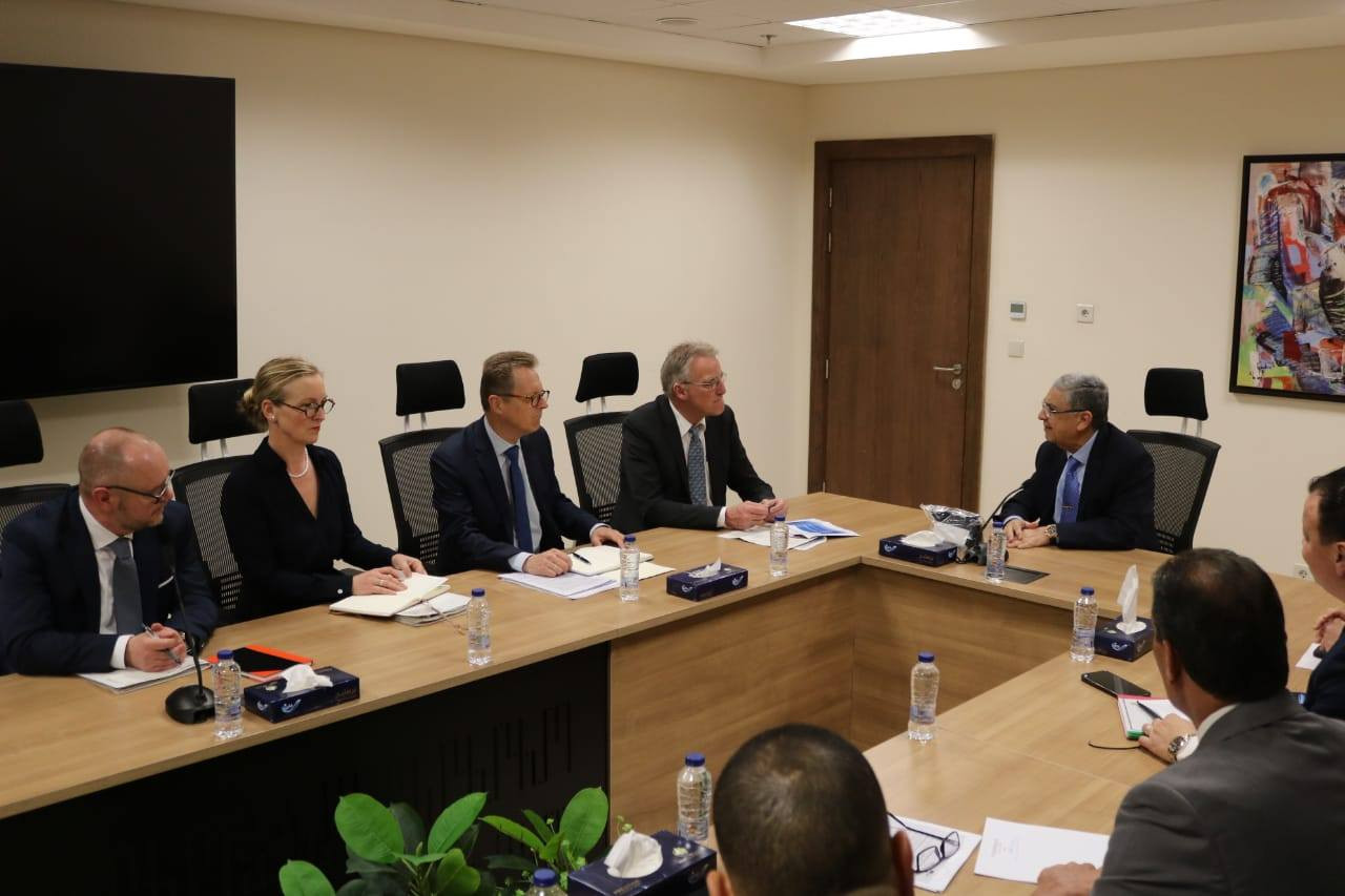 وزير الكهرباء يستقبل وفد ألمانى