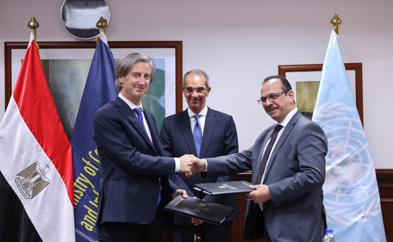 تعاون بين وزارة الاتصالات وتكنولوجيا المعلومات وبرنامج الأمم المتحدة ا