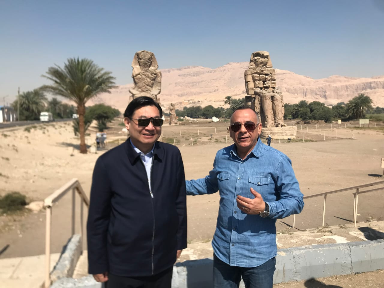 وزير الثقافة والسياحة الصيني يزور عددا من المواقع الأثرية