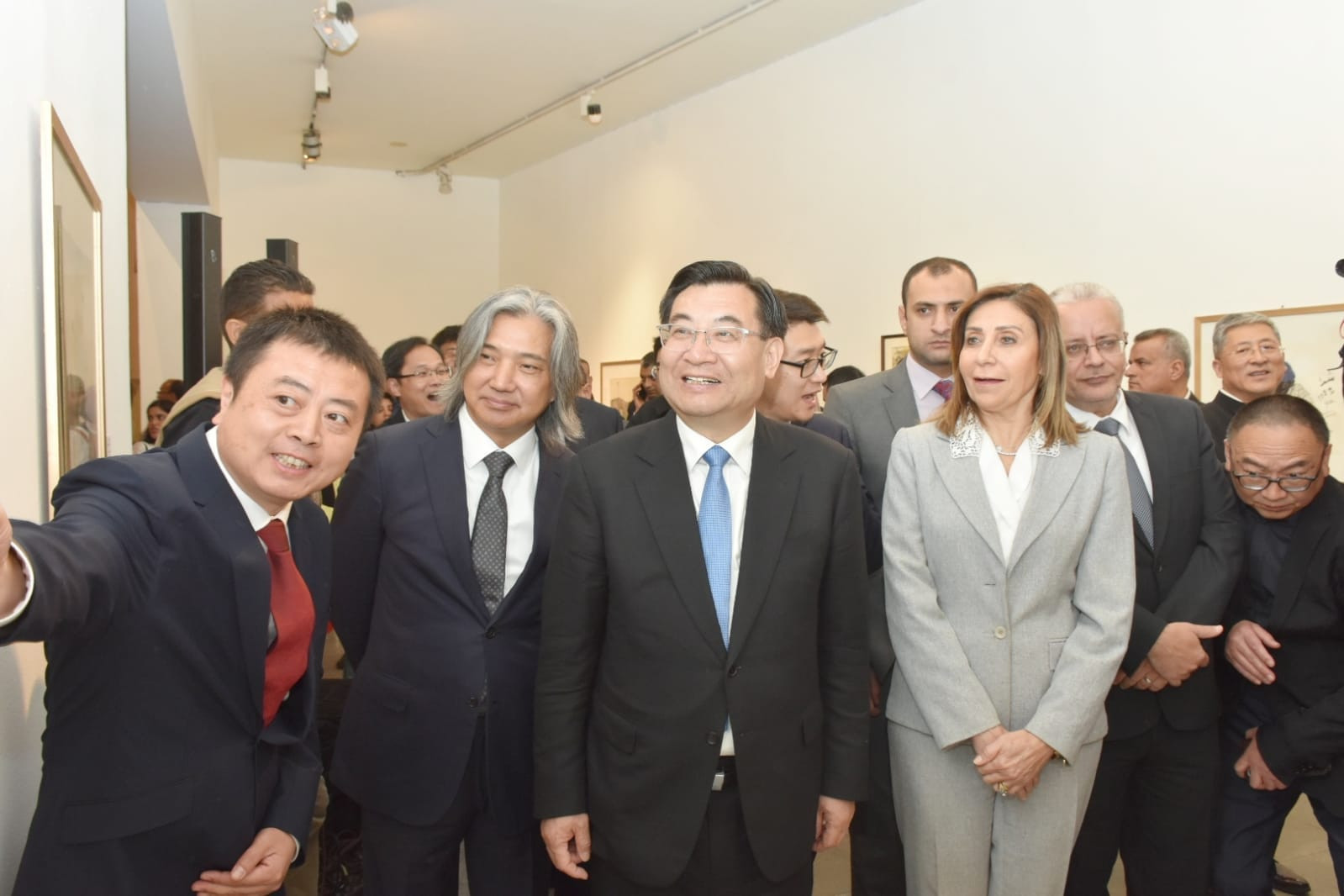 وزيرة الثقافة المصرية ونظيرها الصيني