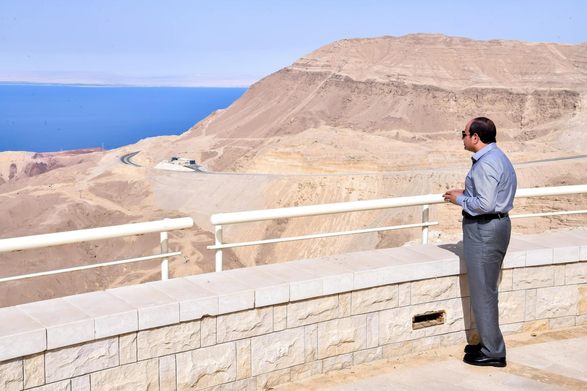 الرئيس السيسي في مدينة الجلالة