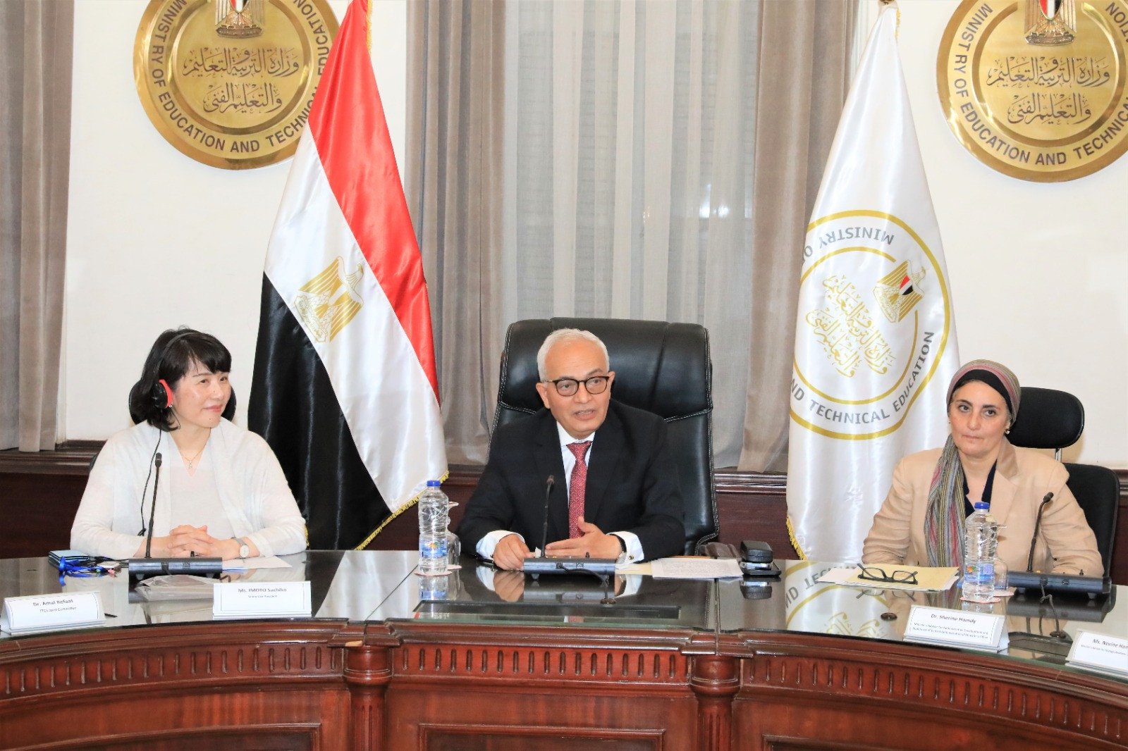 وزير التعليم يشهد حفل اعتماد التوكاتسو