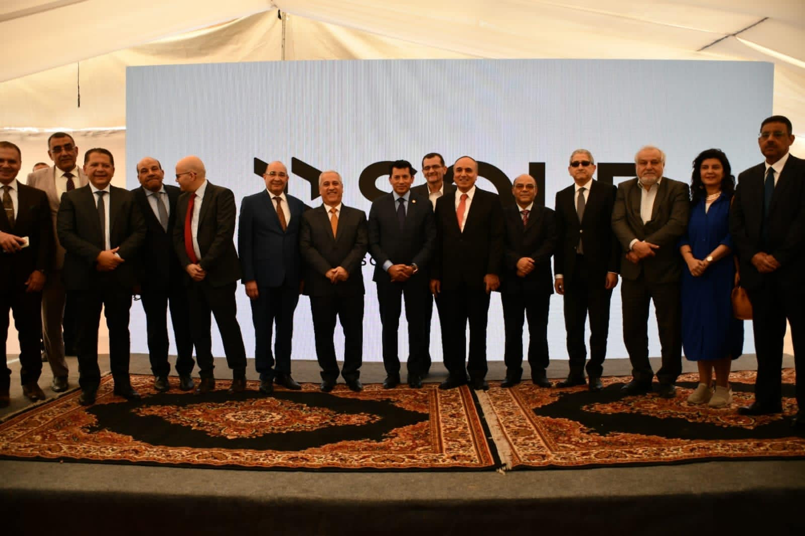 وضع حجر الأساس لنادى الإهرام