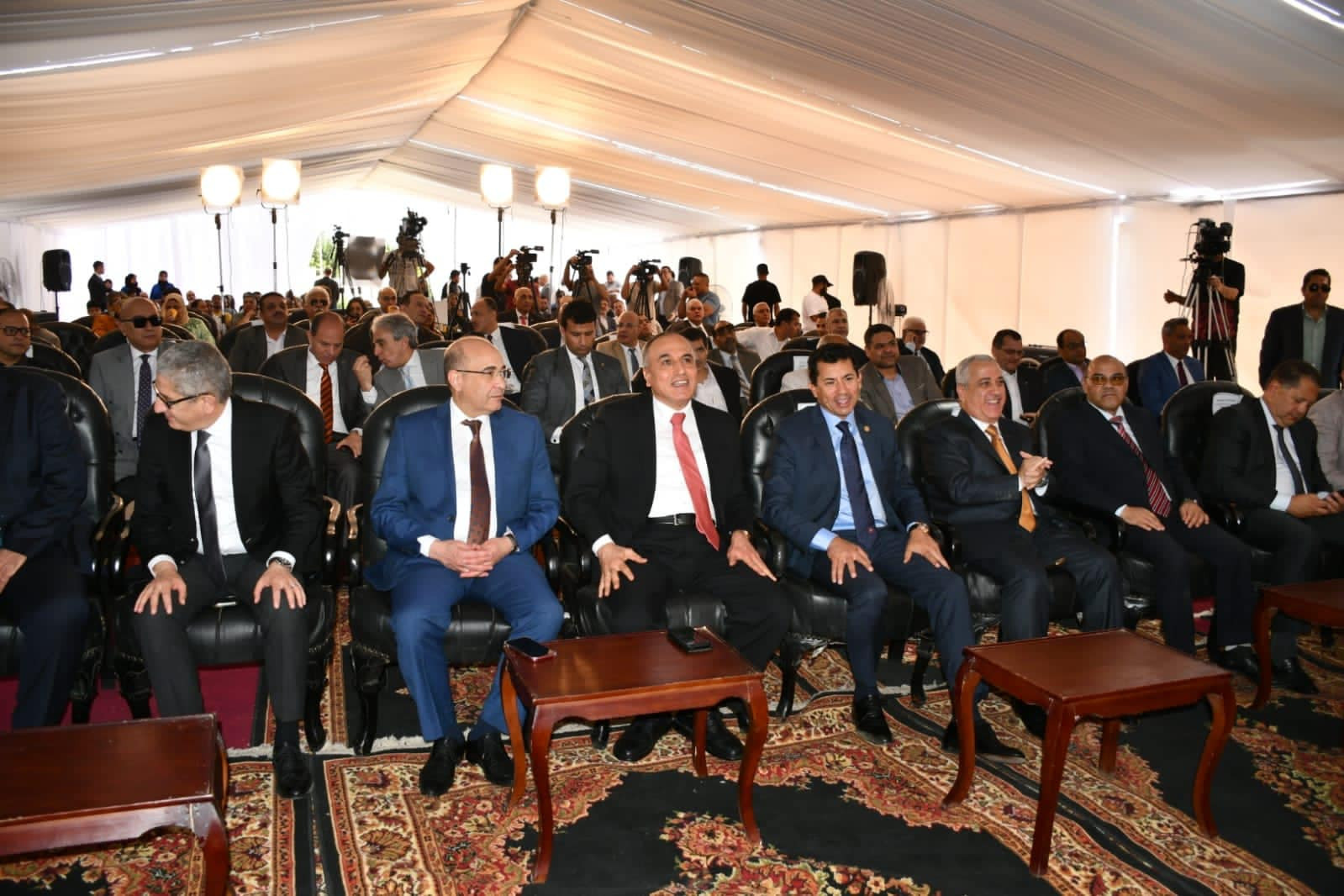 وضع حجر الأساس لنادى الإهرام