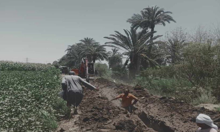 الانتهاء من توصيل خط مياه جديد بمركز مطاى بالمنيا