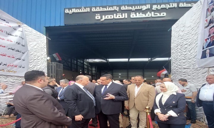 صور..وزيرالتنمية المحلية والمحافظ يفتتحان محطة وسيطة لتجميع المخلفات ا