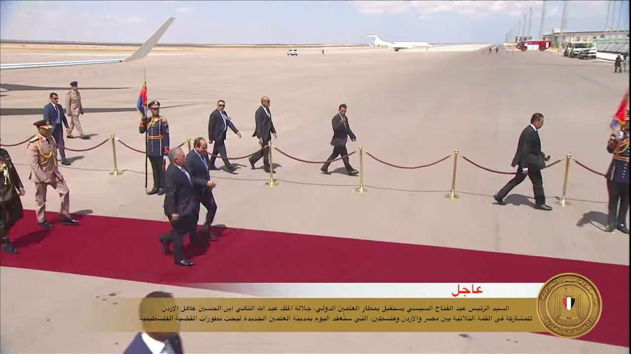 السيسي والملك عبدالله