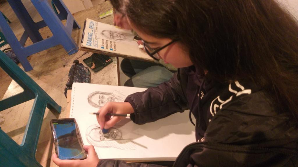 المواهب التشكيلية