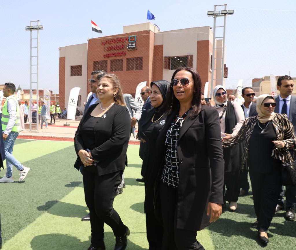 مايا مرسي تتفقد أنشطة وفعاليات في البحيرة