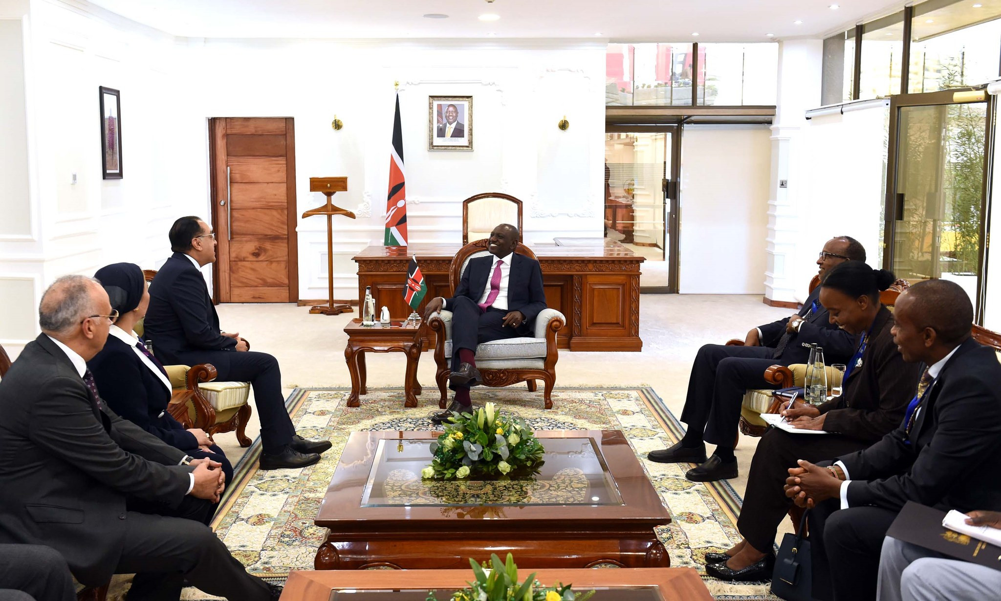 الرئيس الكيني ورئيس الوزراء