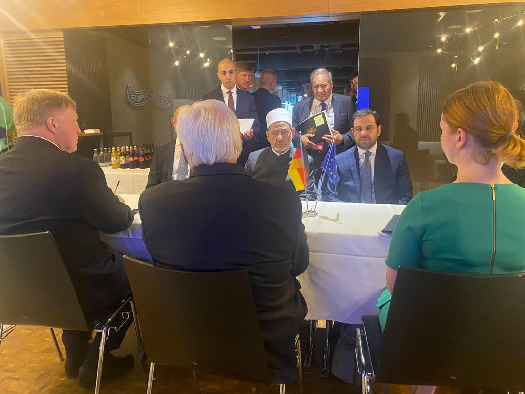 شيخ الأزهر والرئيس الألماني