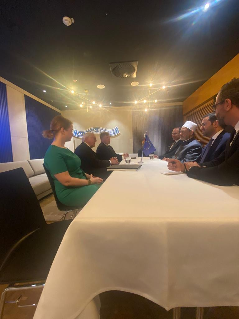 شيخ الأزهر والرئيس الألماني