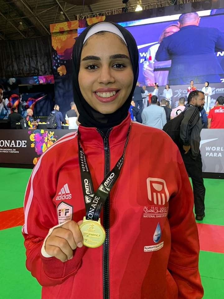 لاعبة المنتخب الوطني للبارا تايكوندو سلمي علي