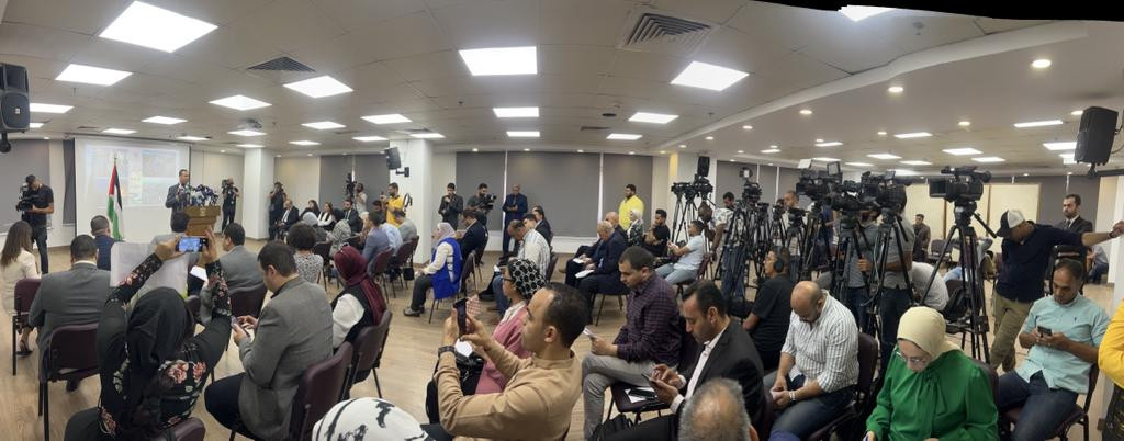 السفير الفلسطيني مؤتمر صحفي