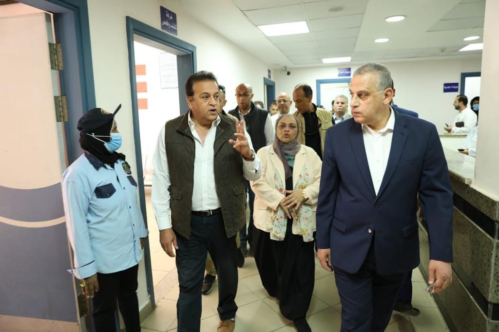 وزير الصحة بمستشفى الصحة النفسية بسوهاج