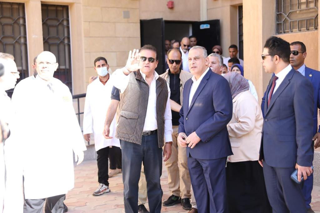 وزير الصحة بمستشفى الصحة النفسية بسوهاج