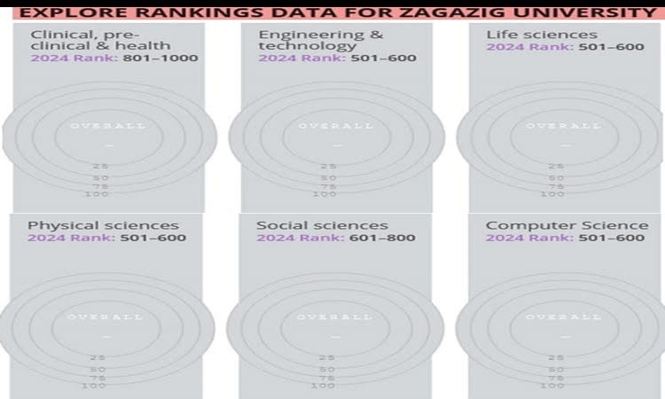 جامعة الزقازيق تحقق قفزة في التخصصات الأكاديمية العالمية