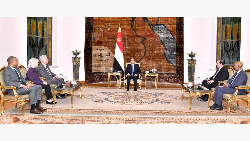 الرئيس السيسي يستقبل وليام بيرنز مدير وكالة المخابرات المركزية الأمريكية