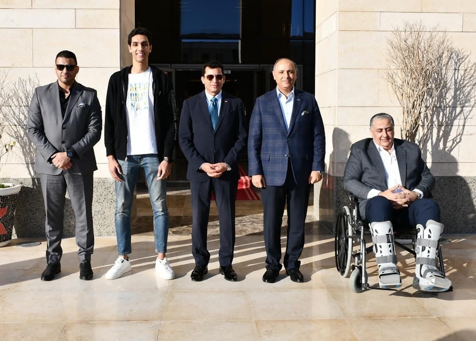 وزير الرياضة والتايكوندو