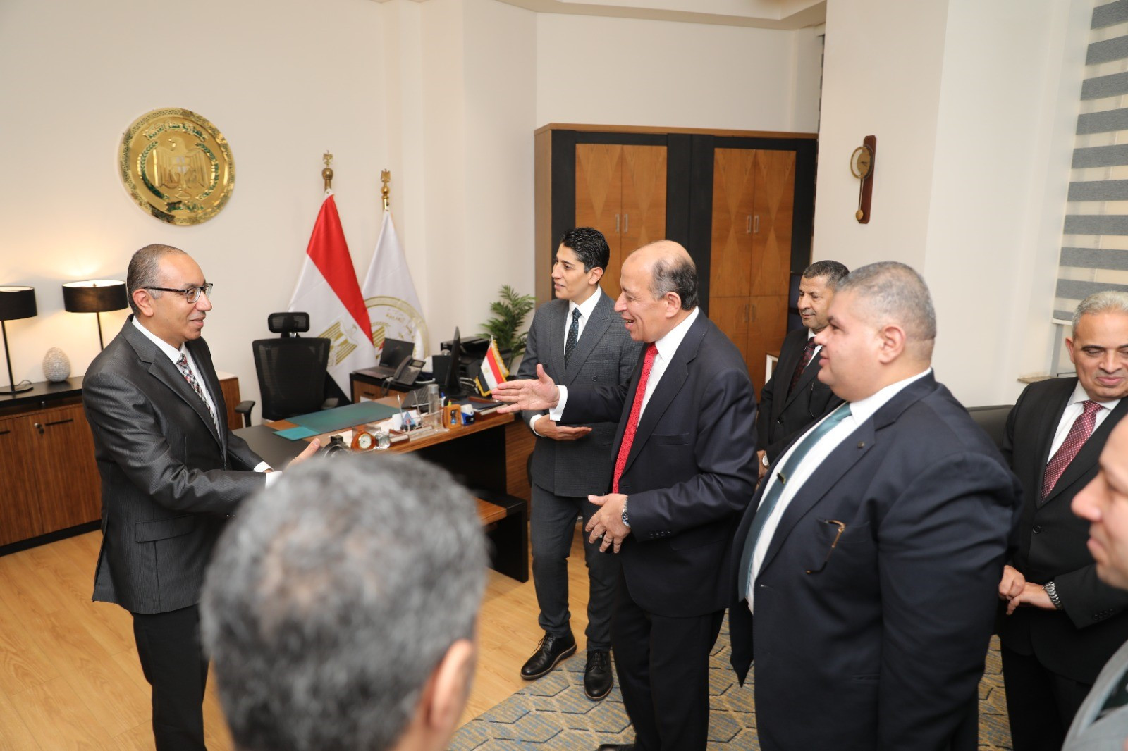 وزير العدل ومجلس إدارة نادي قضاة مصر