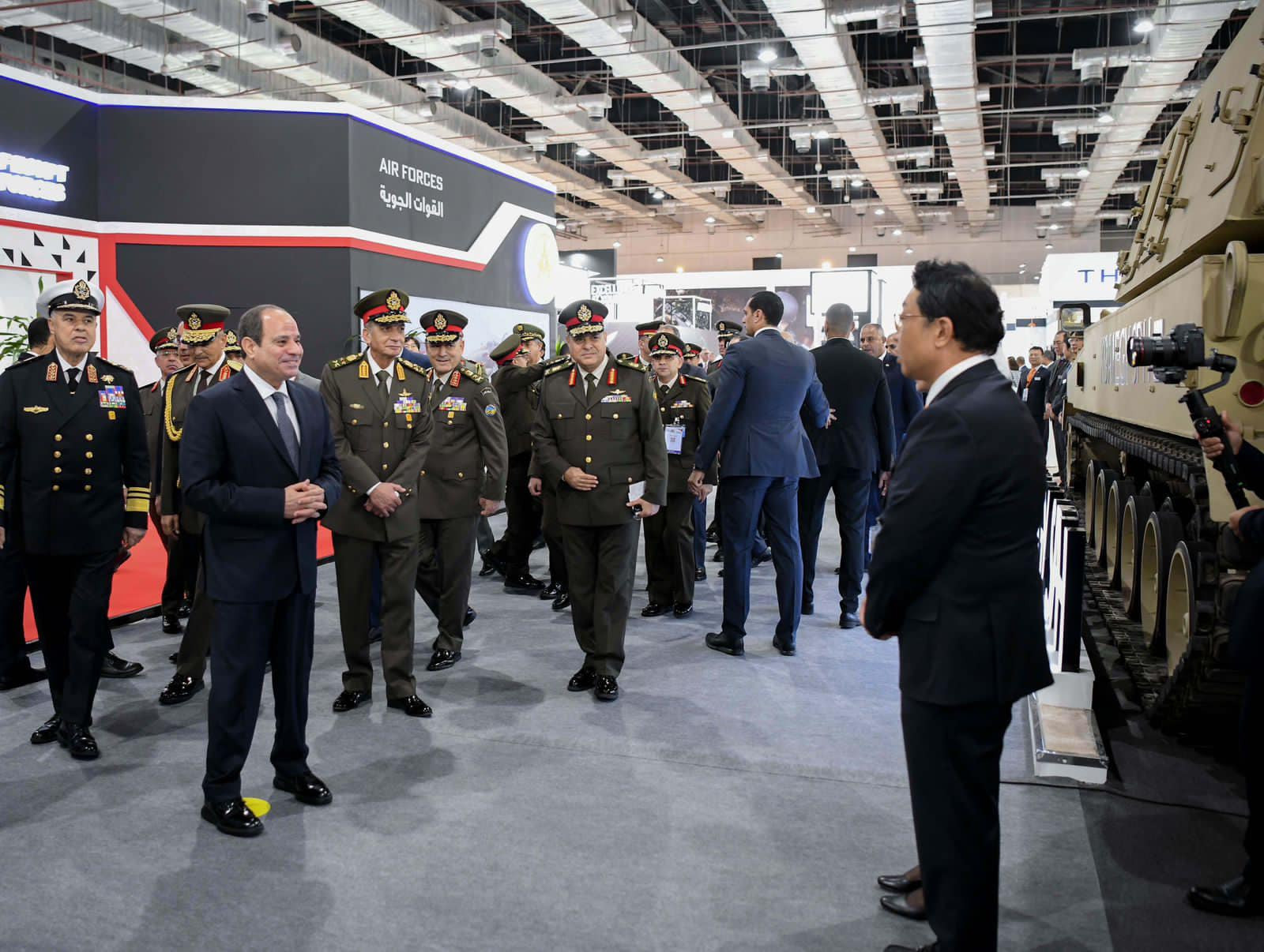 الرئيس السيسي ومعرض إيديكس 2023