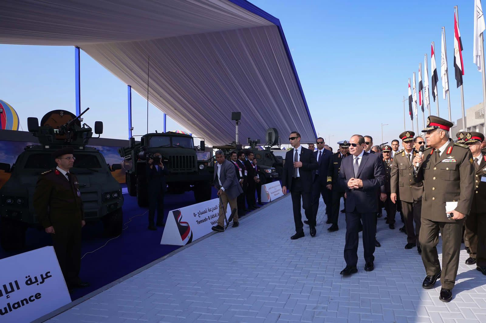 الرئيس السيسي ومعرض إيديكس 2023