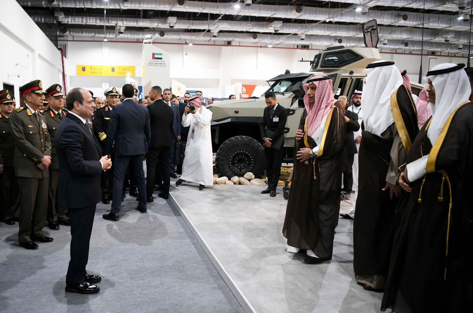 الرئيس السيسي ومعرض إيديكس 2023