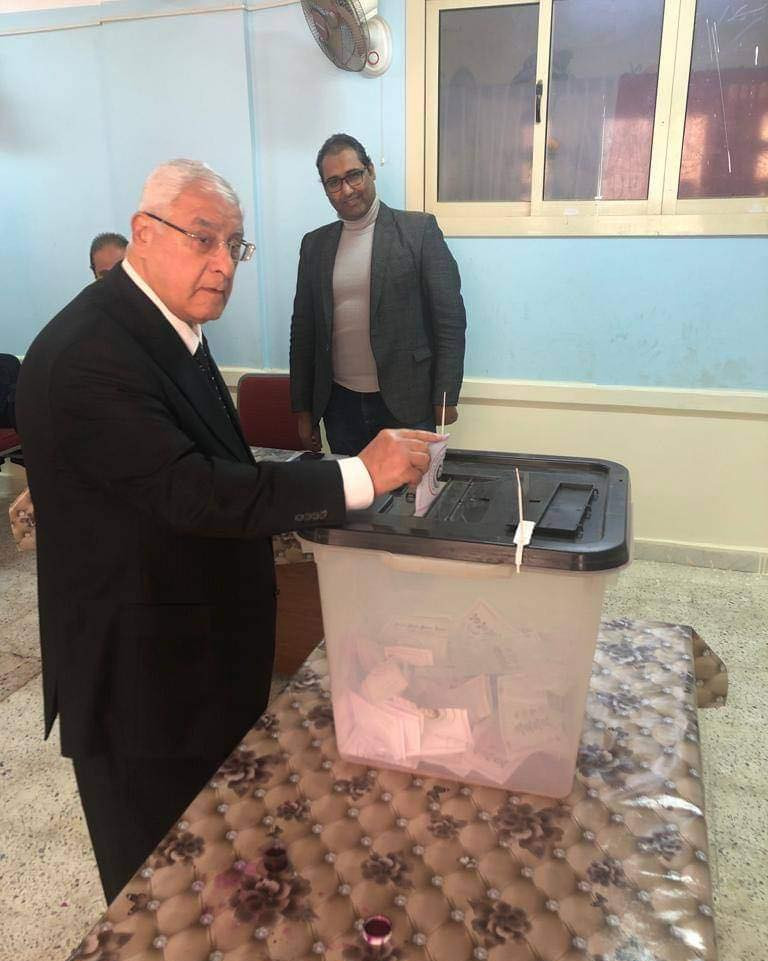 المستشار عدلي منصور