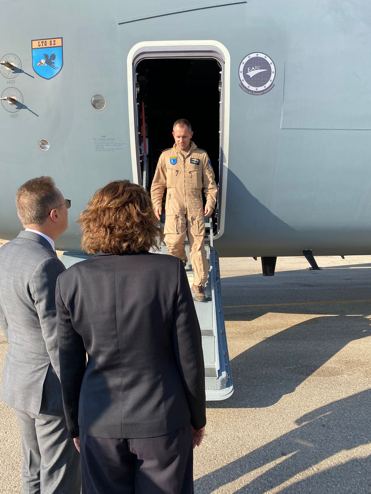 طائرة مساعدات ألمانية