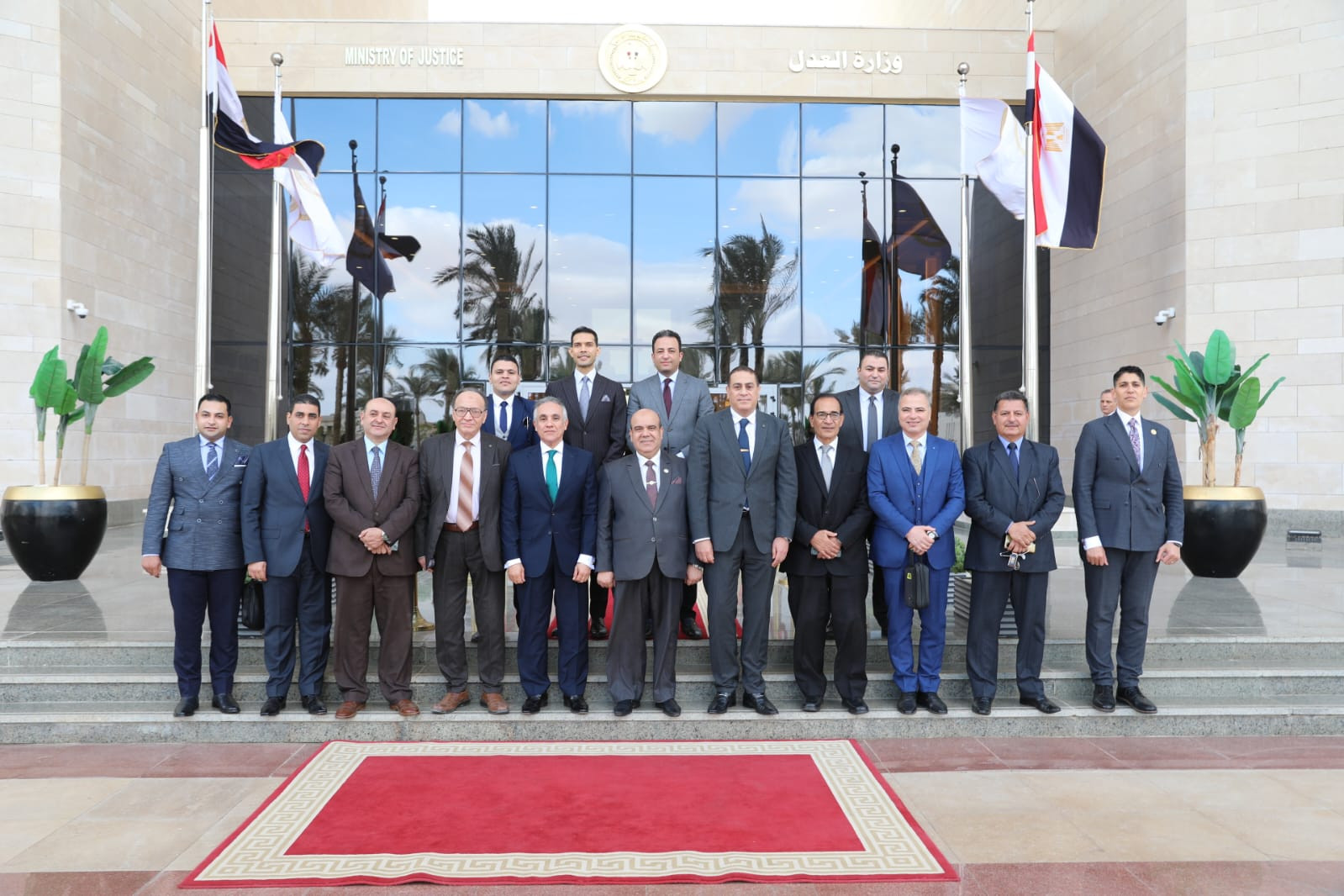 وزير العدل في بني سويف