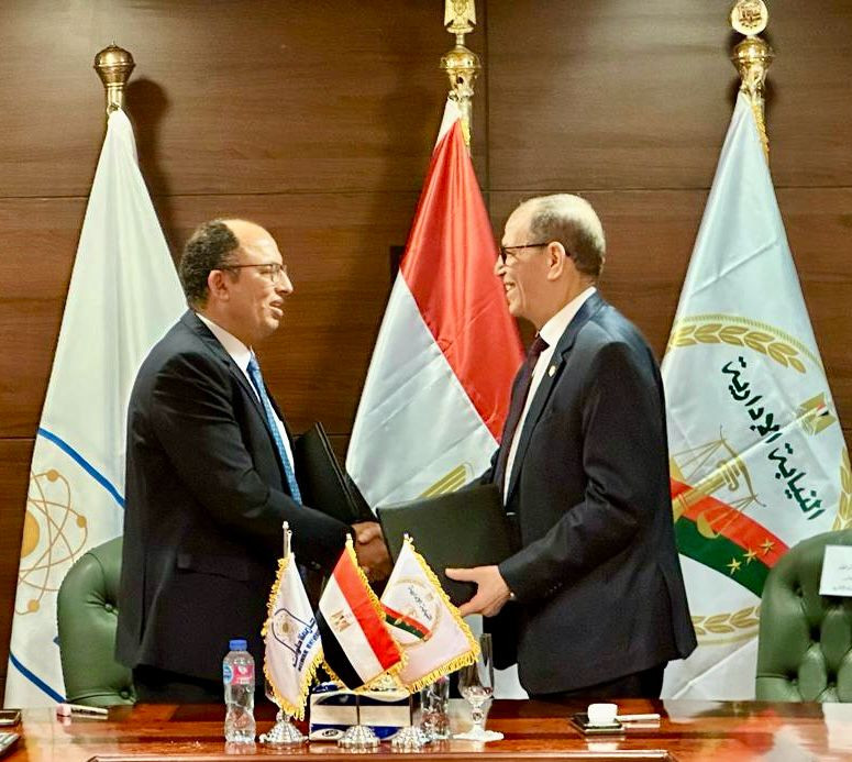 رئيس هيئة النيابة الإدارية ورئيس جامعة حلوان