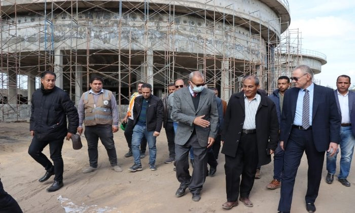 محطة مياه المنشأة الكبرى بكفر شكر