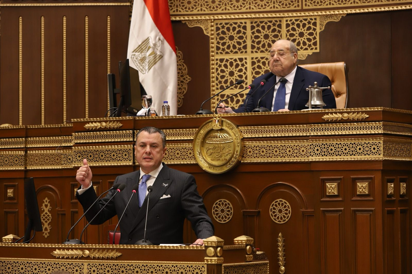 وزير السياحة في مجلس الشيوخ