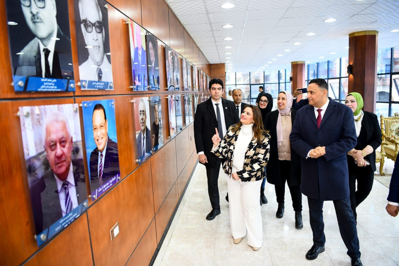 وزيرة الهجرة ومحافظ الدقهلية