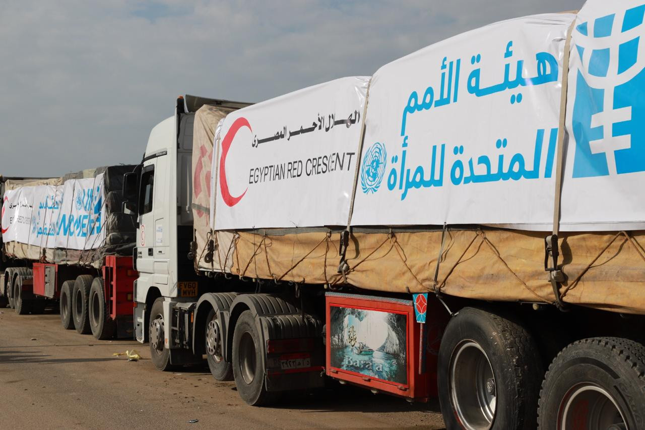 مساعدات لغزة