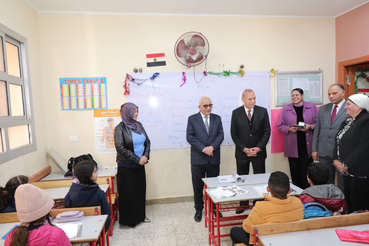 وزير التعليم ومحافظ القليوبية