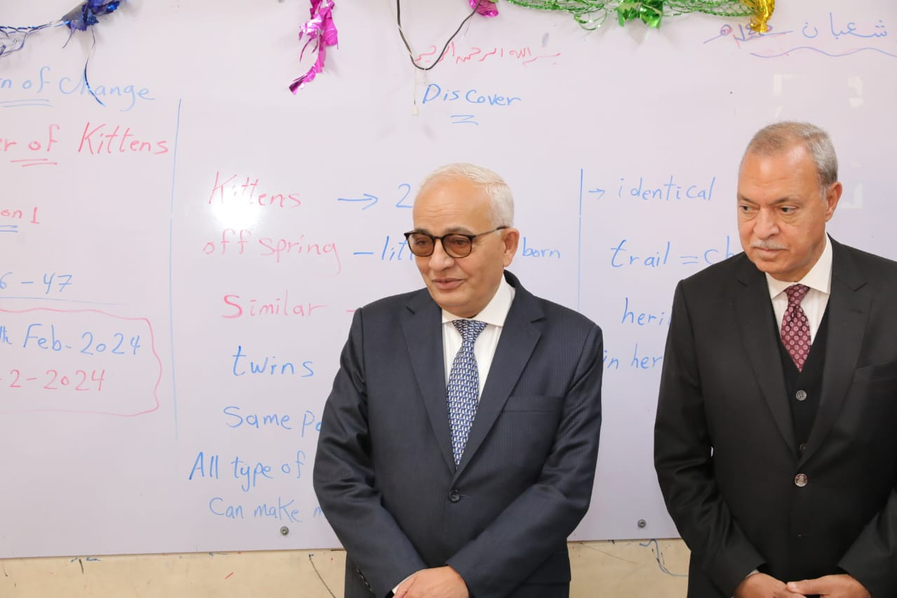 وزير التعليم ومحافظ القليوبية