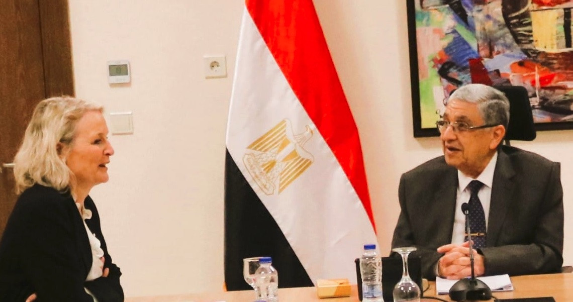 وزير الكهرباء والطاقة المتجددة يستقبل  مفوضة الطاقة الأوروبية