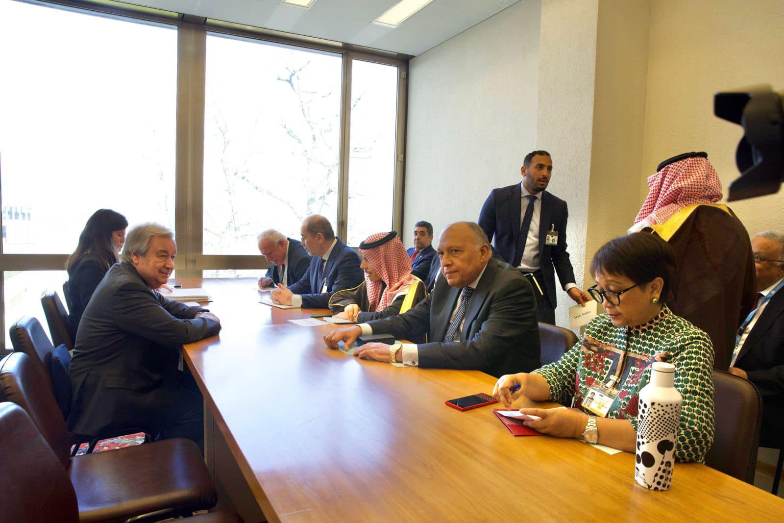 اللجنة الوزارية الإسلامية وجوتيريش