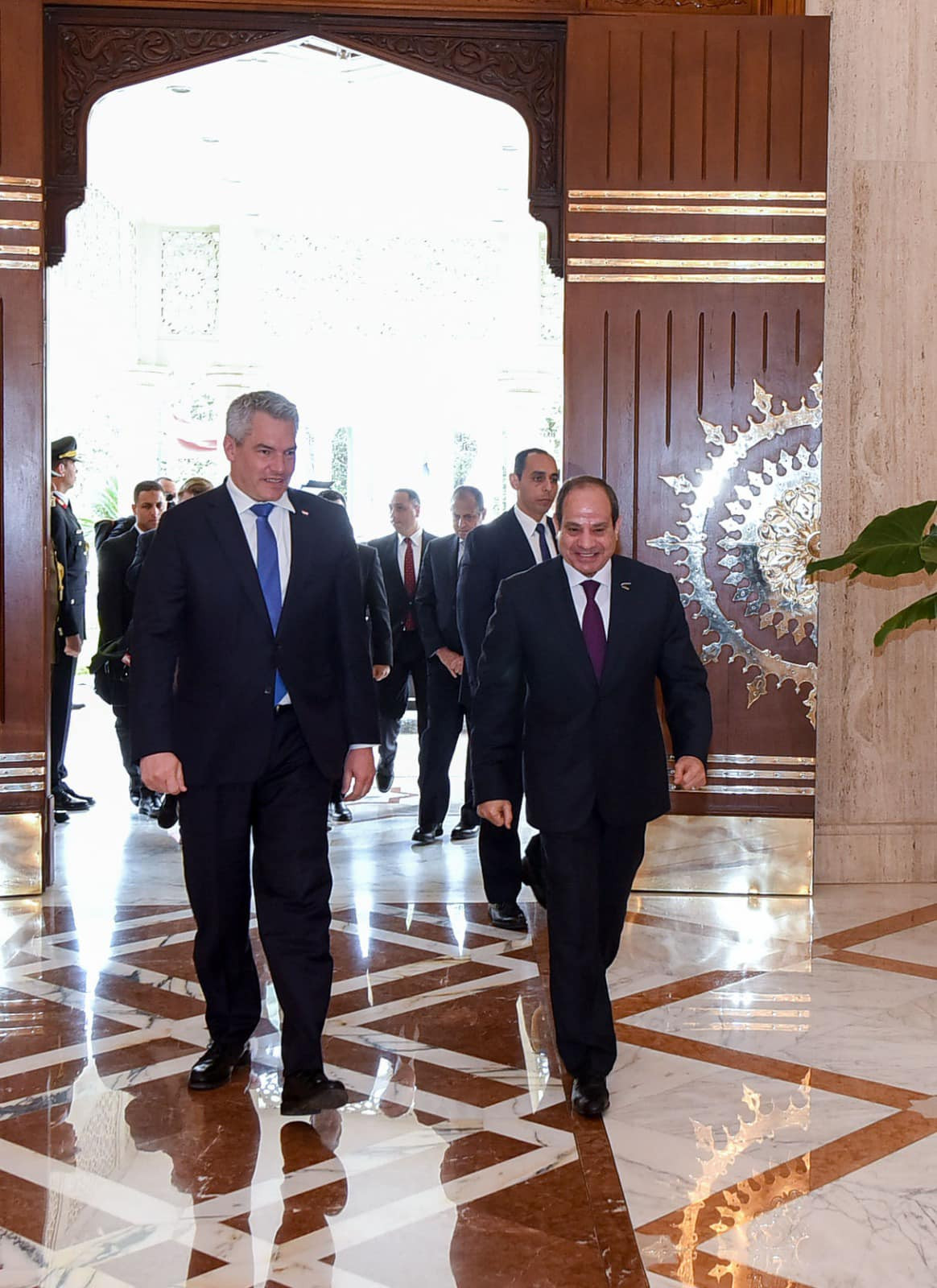 الرئيس السيسي والمستشار النمساوي