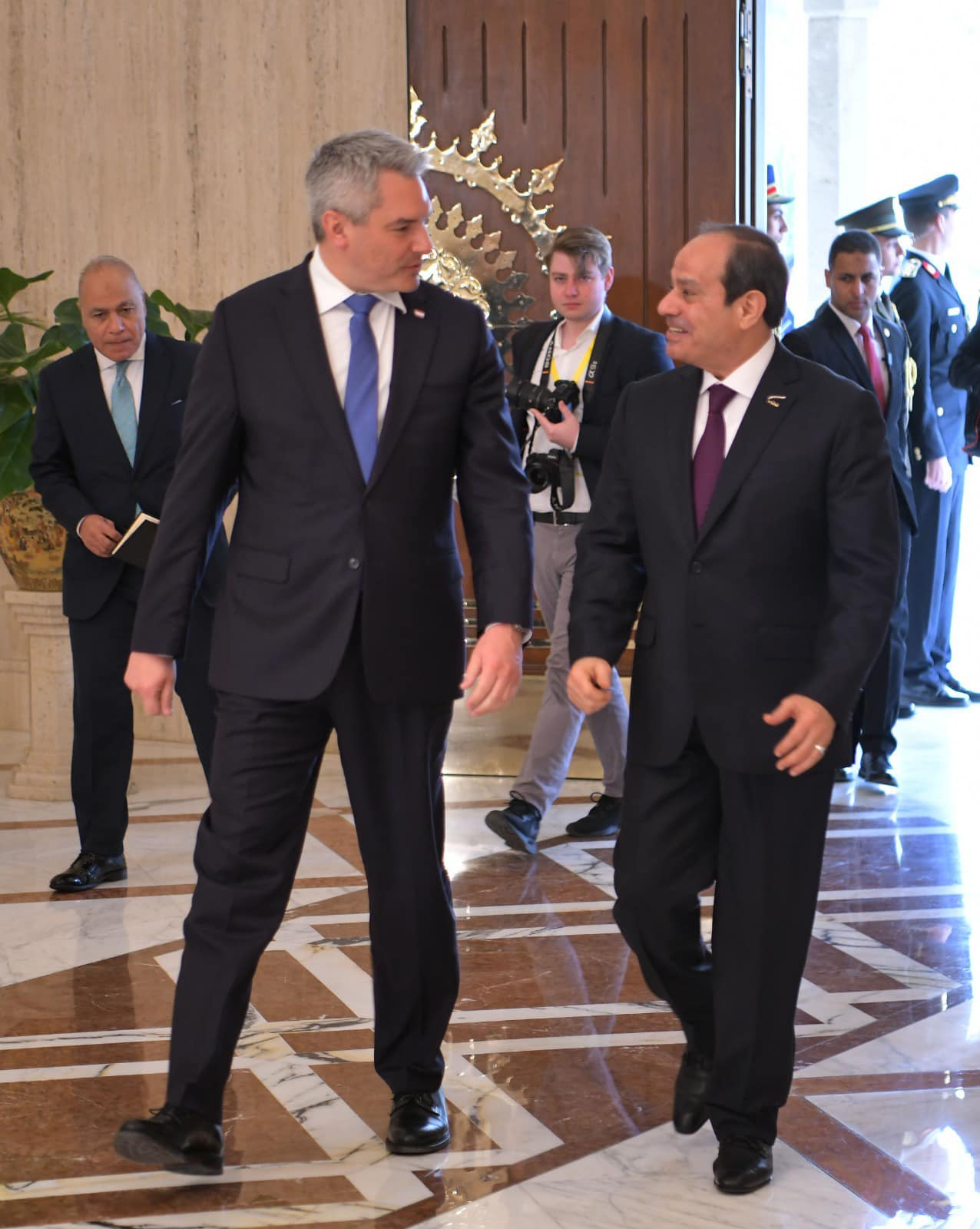 الرئيس السيسي والمستشار النمساوي