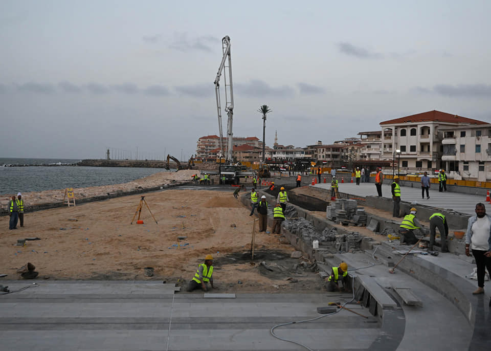 الممشى السياحي بمدينة رأس البر