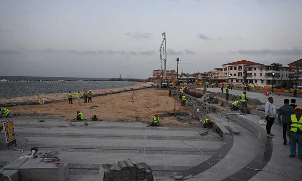 الممشى السياحي بمدينة رأس البر