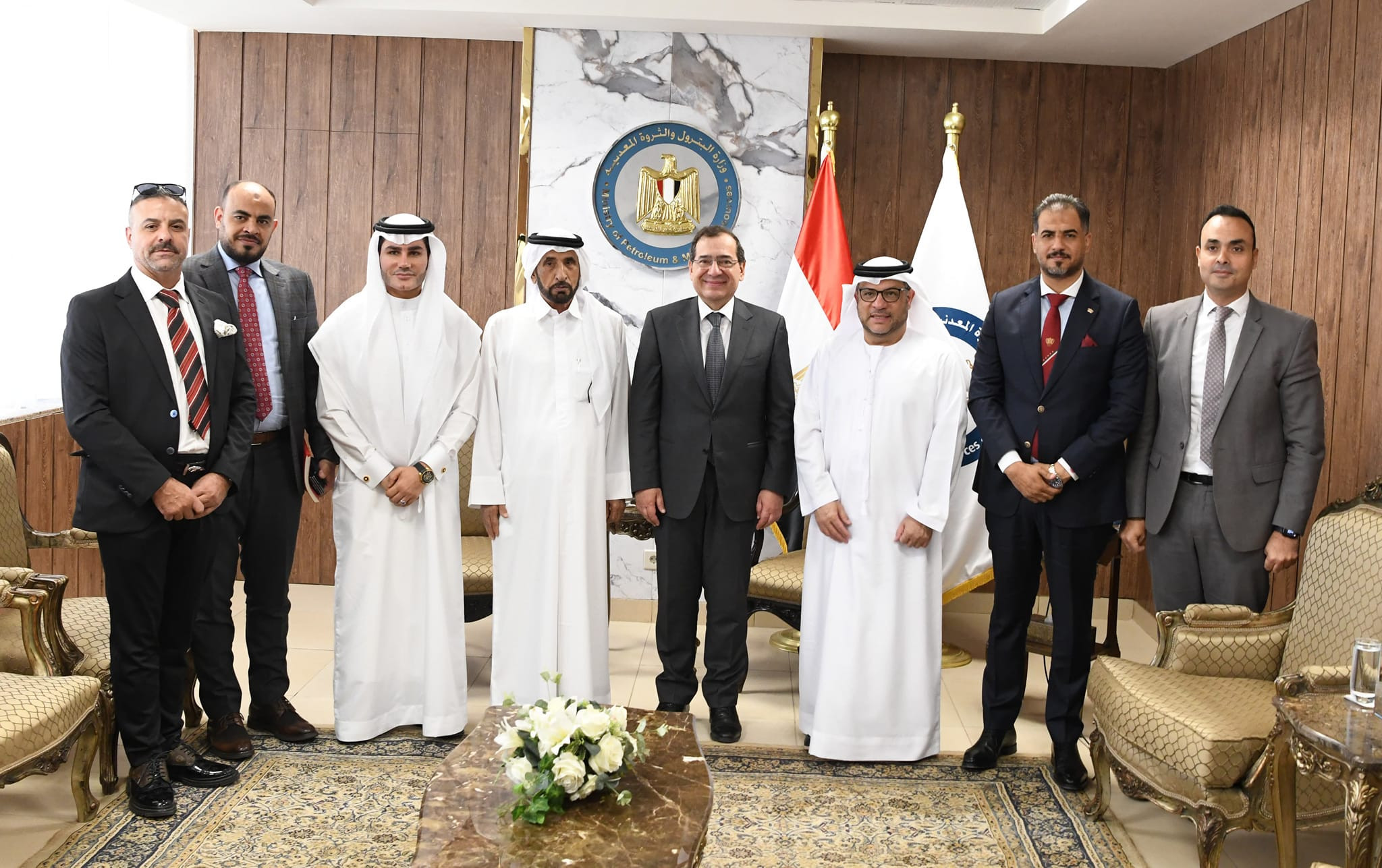 وزير البترول ومدير الديوان الأميري بالفجيرة
