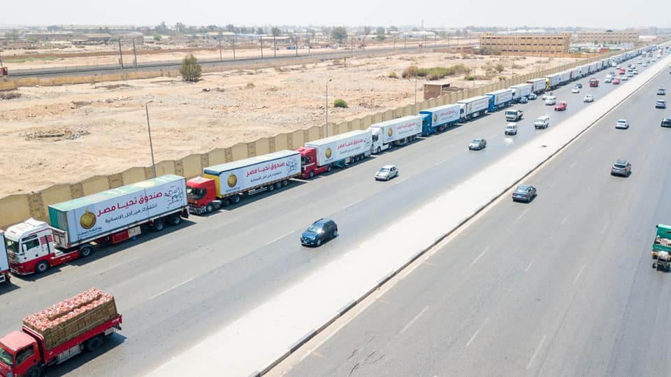 تحيا مصر وقافلة إغاثية لغزة