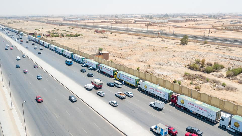 تحيا مصر وقافلة إغاثية لغزة